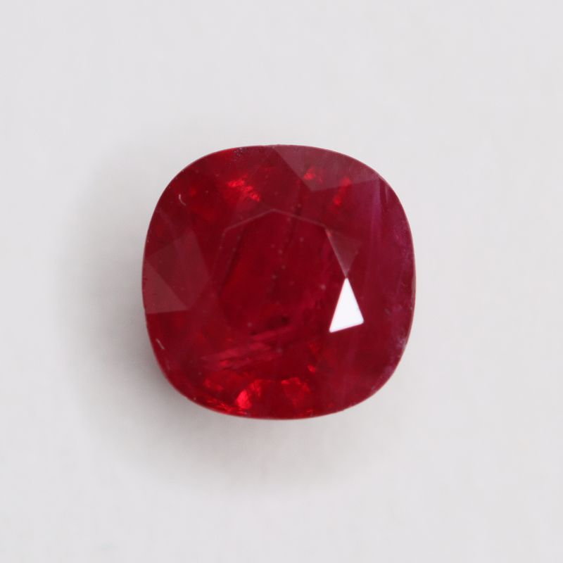 RUBY 6X6 CUSHION FACETED
