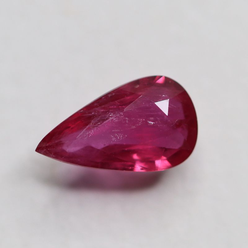 RUBY MOZAMBIQUE 11.1X6.4 PEAR FACETED