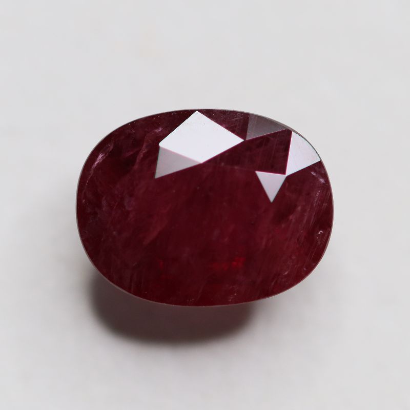 RUBY MOZAMBIQUE 11.8X9.1 OVAL FACETED