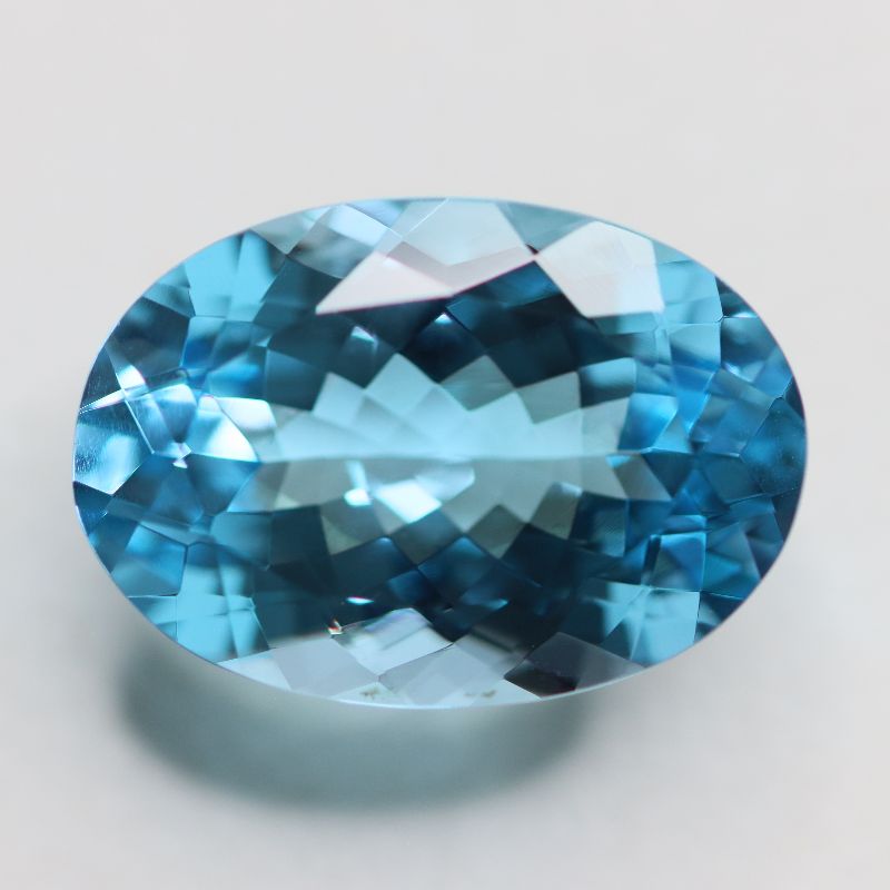 BLUE TOPAZ SKY 22X15 OVAL FACETED