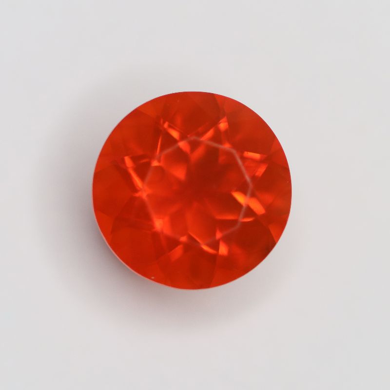FIRE OPAL 7.1MM ROUND FACETED