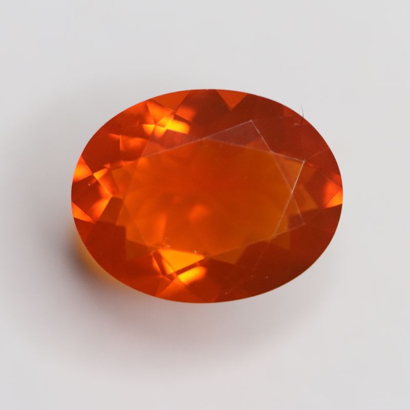 FIRE OPAL 10.3X8.2 OVAL FACETED
