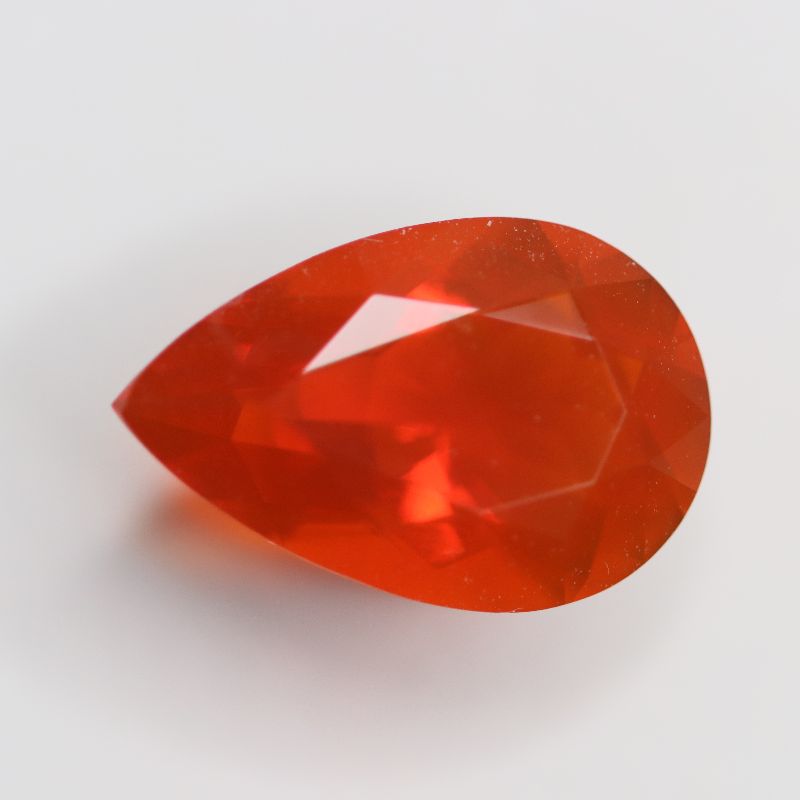 FIRE OPAL 12.5X8.1 PEAR FACETED