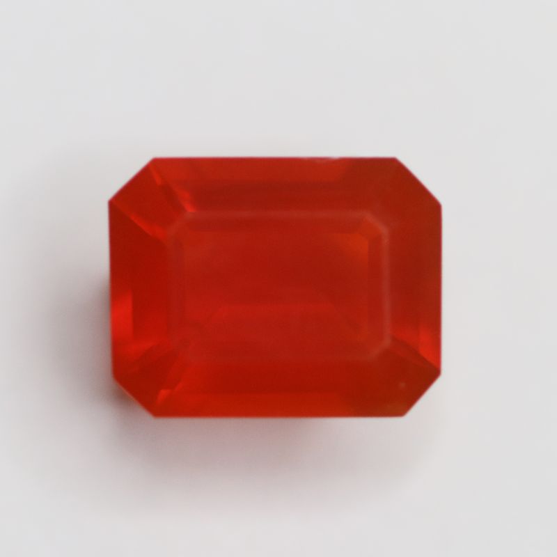 FIRE OPAL 9.1X7.1 FACETED OCTAGON 1.63CT