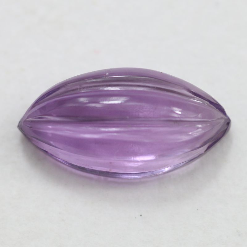 CARVED AMETHYST 14X7 MARQUISE CARVED