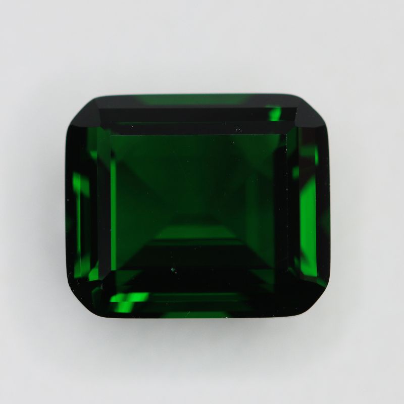 SYNTHETIC HARD MASS GLASS 14X10 FACETED OCTAGON