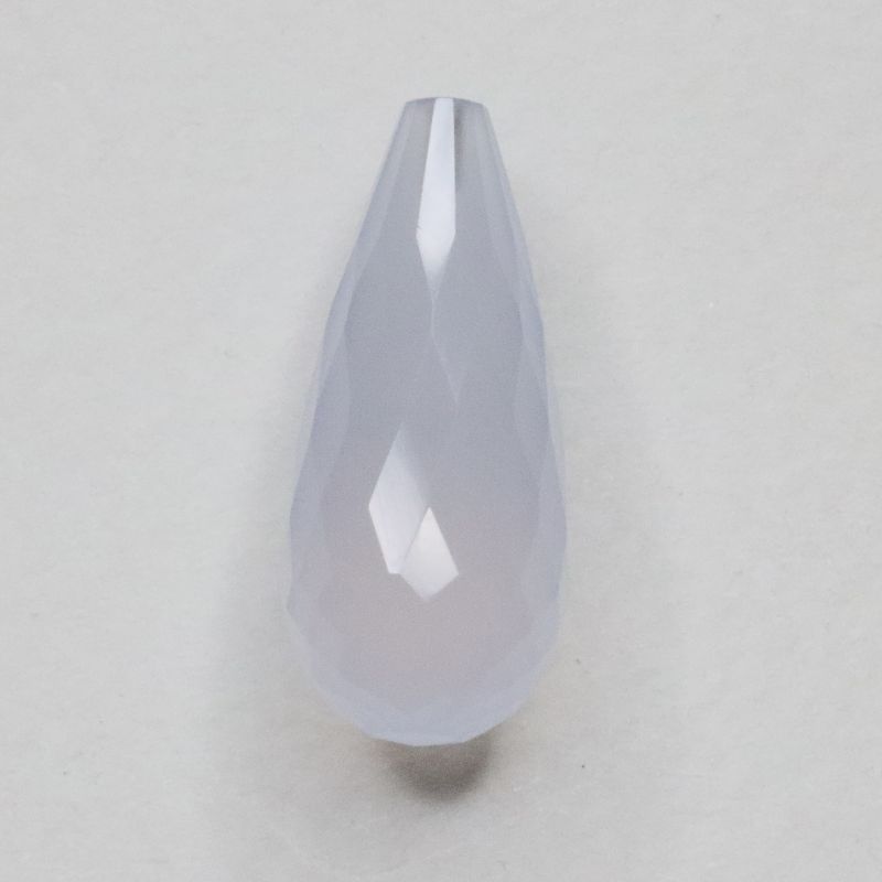 CHALCEDONY 18X8 DROP FACETED