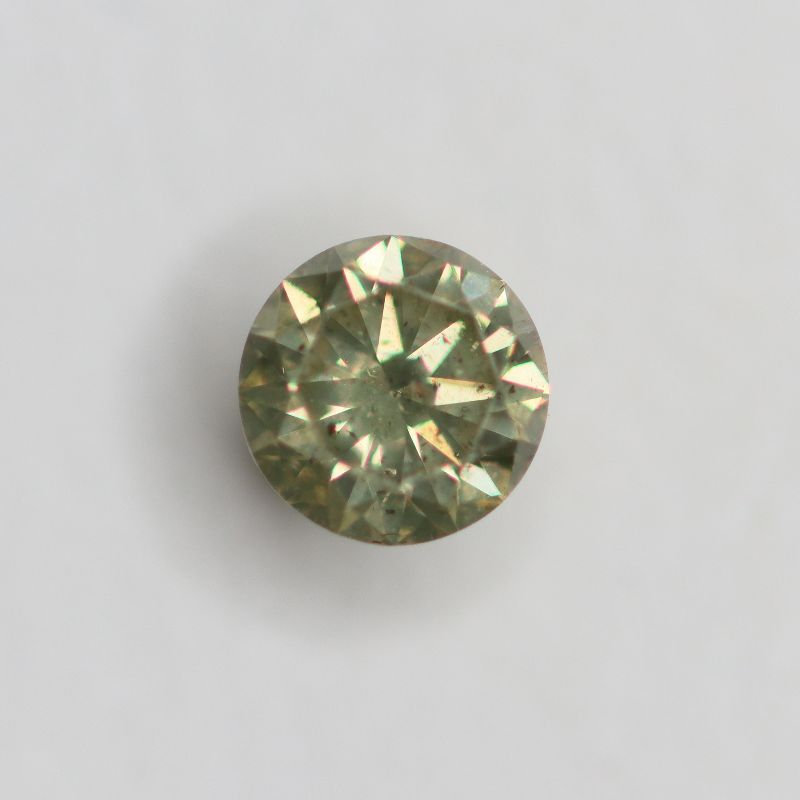 NATURAL COLOUR DIAMOND 4.8MM FACETED ROUND 0.46CT