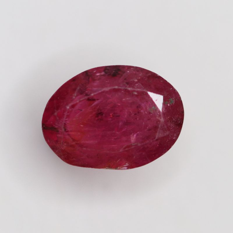 PINK TOURMALINE 11.4X8.4 OVAL FACETED