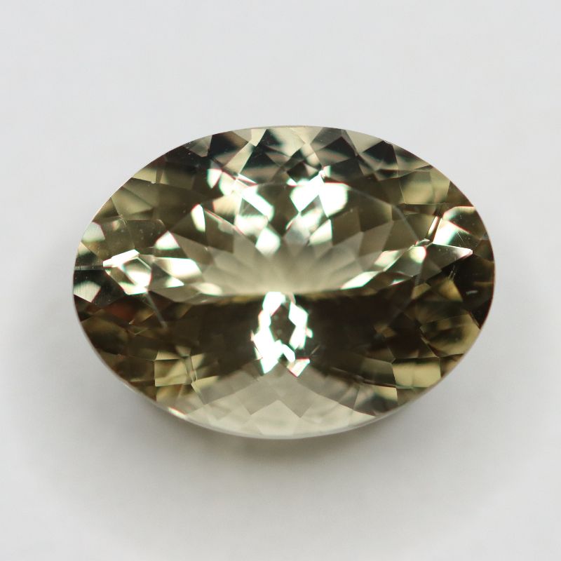 YELLOW BERYL 16X12 OVAL FACETED