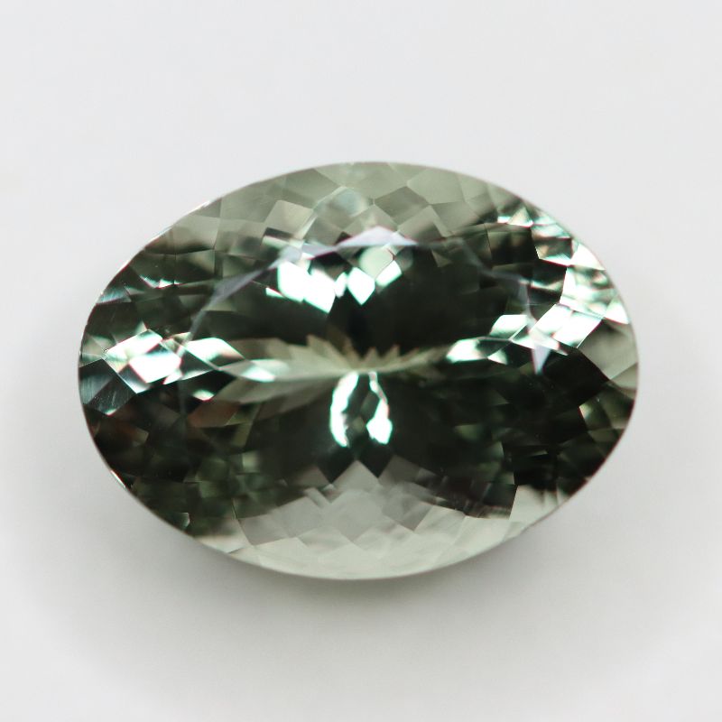 GREEN BERYL 18X13.3 OVAL FACETED