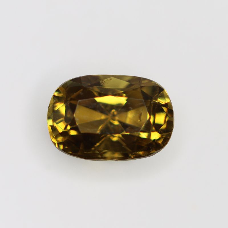 BROWN ZIRCON NATURAL 10.5X7.1 FACETED OVAL