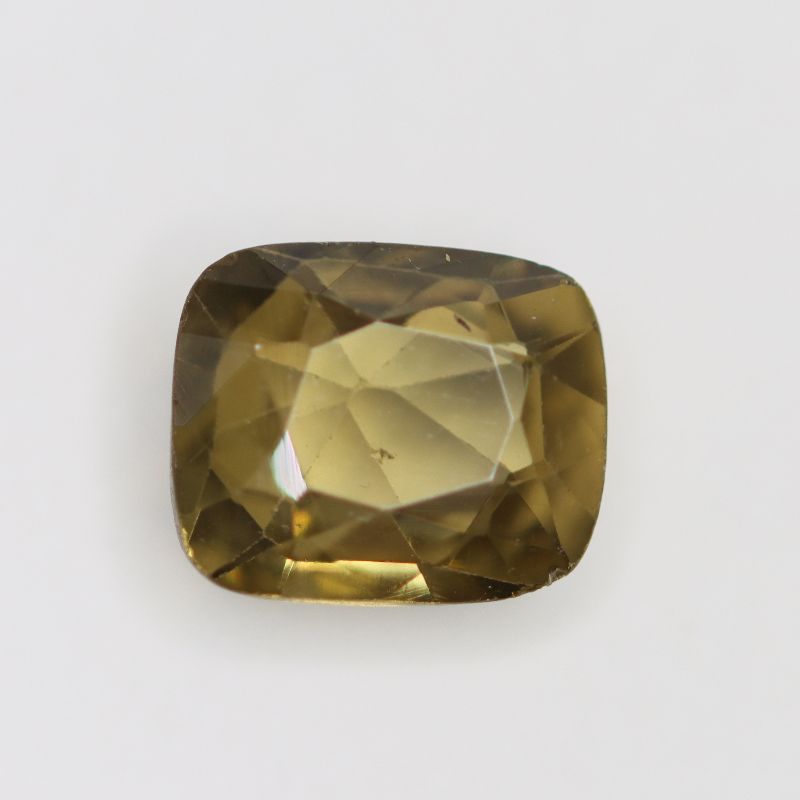 BROWN ZIRCON 10.5X8.7 CUSHION FACETED