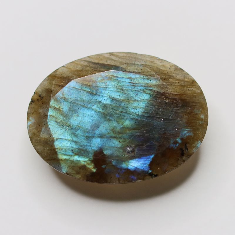LABRADORITE 30X22 OVAL FACETED