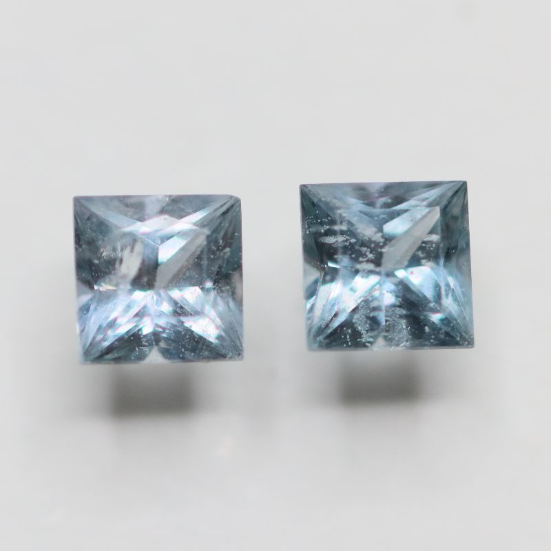 SAPPHIRE 4.5MM PRINCESS SQUARE FACETED