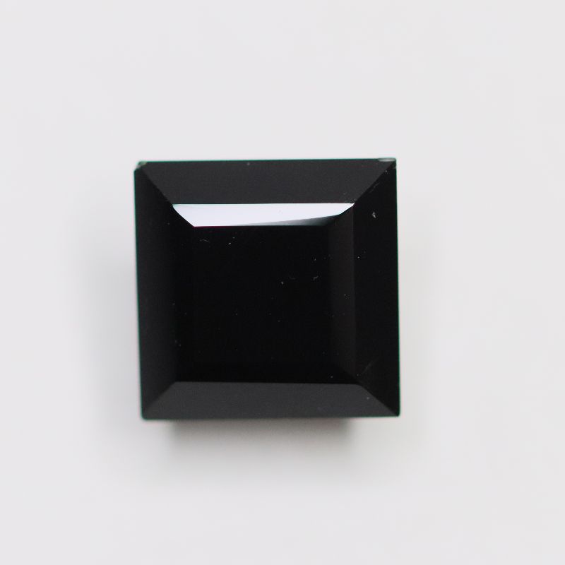 10MM SQUARE SIGNET ONYX FACETED