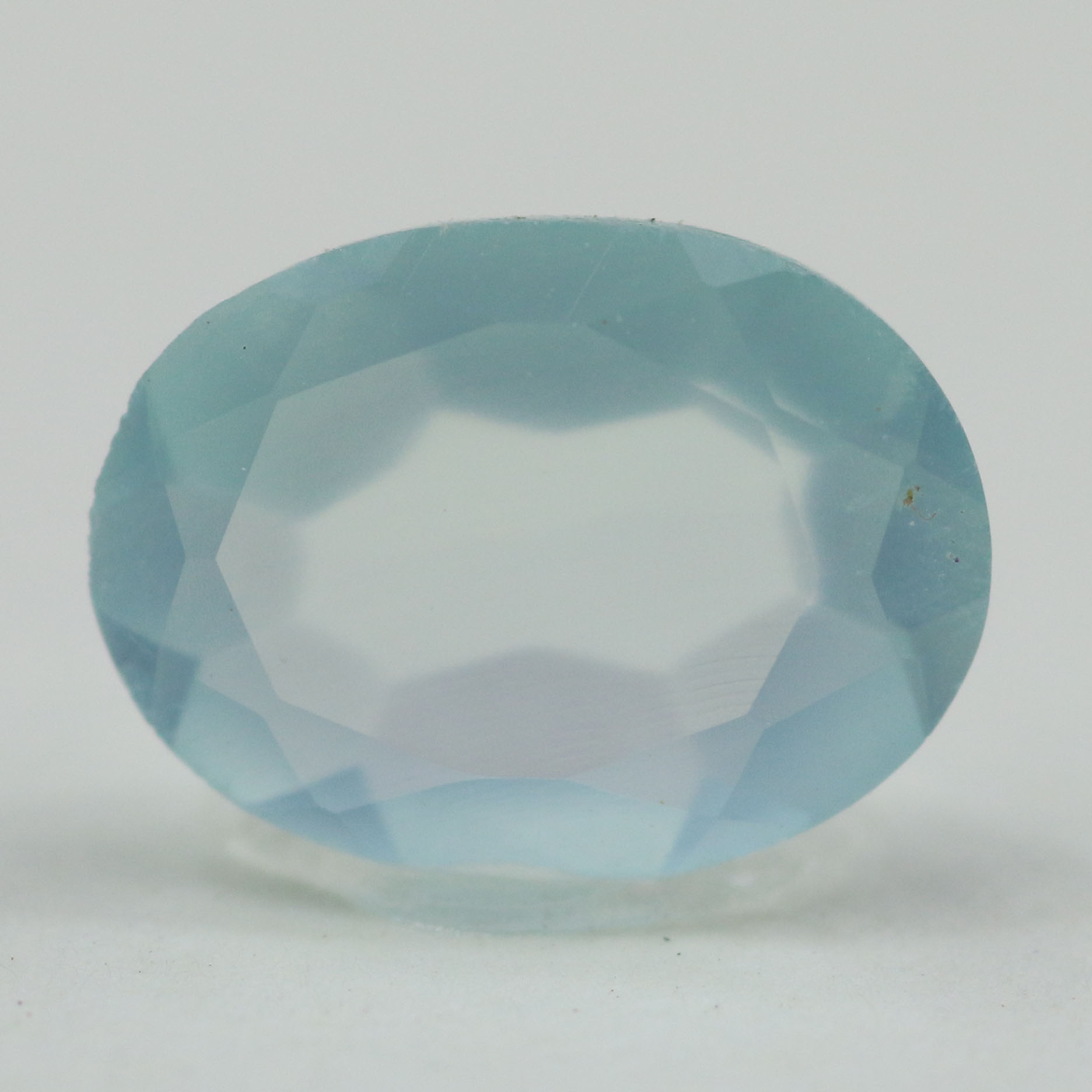 DYED SEA BLUE AGATE OVAL 5X3
