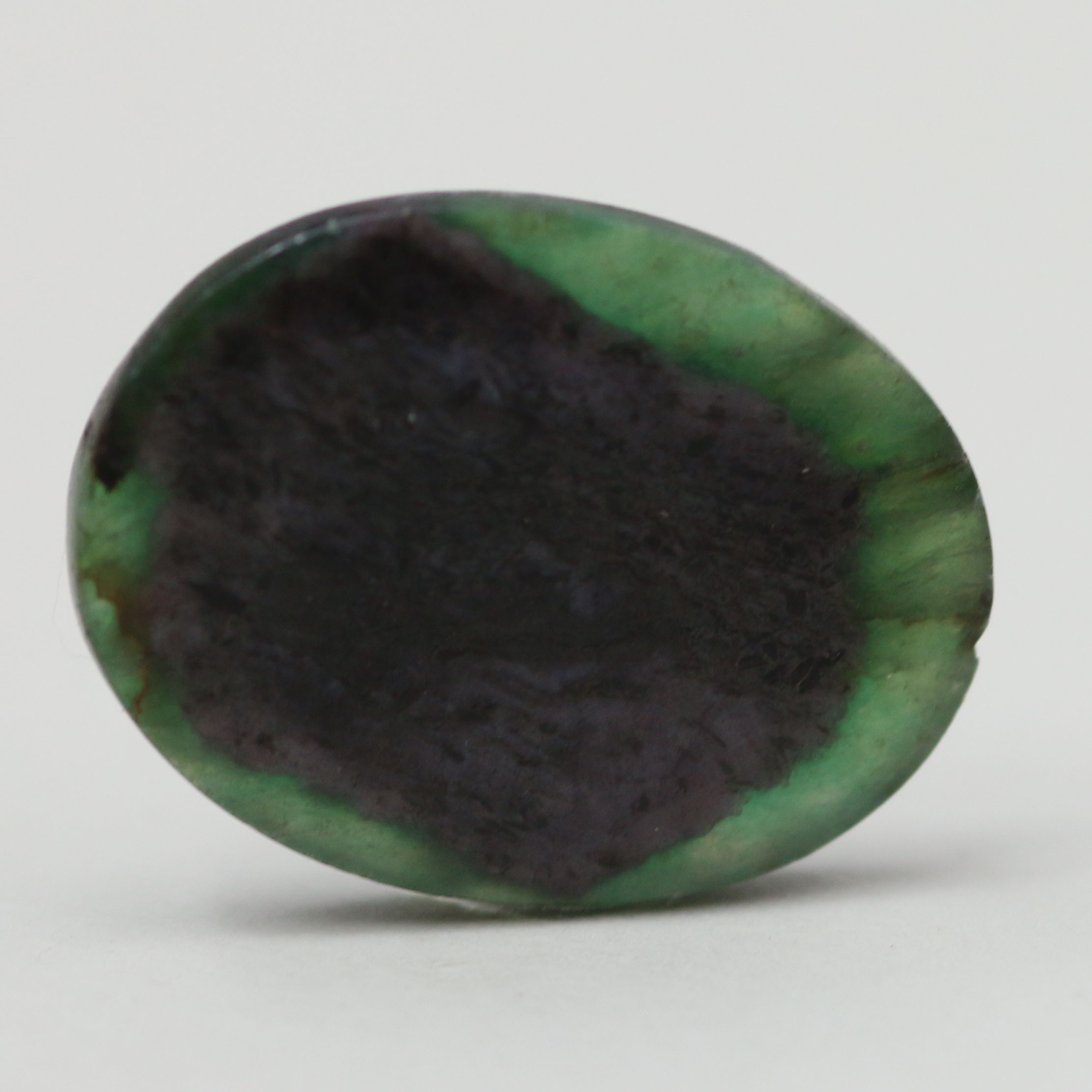 RUBY & ZOISITE 16X12 OVAL 5.51CT