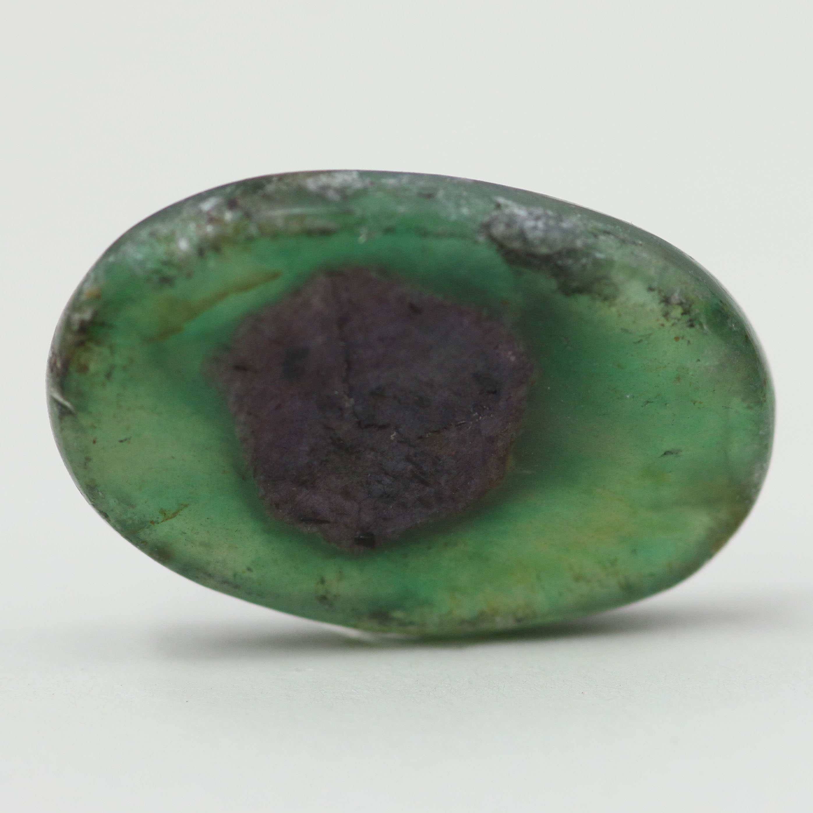 RUBY & ZOISITE 19X12 OVAL 7.78CT