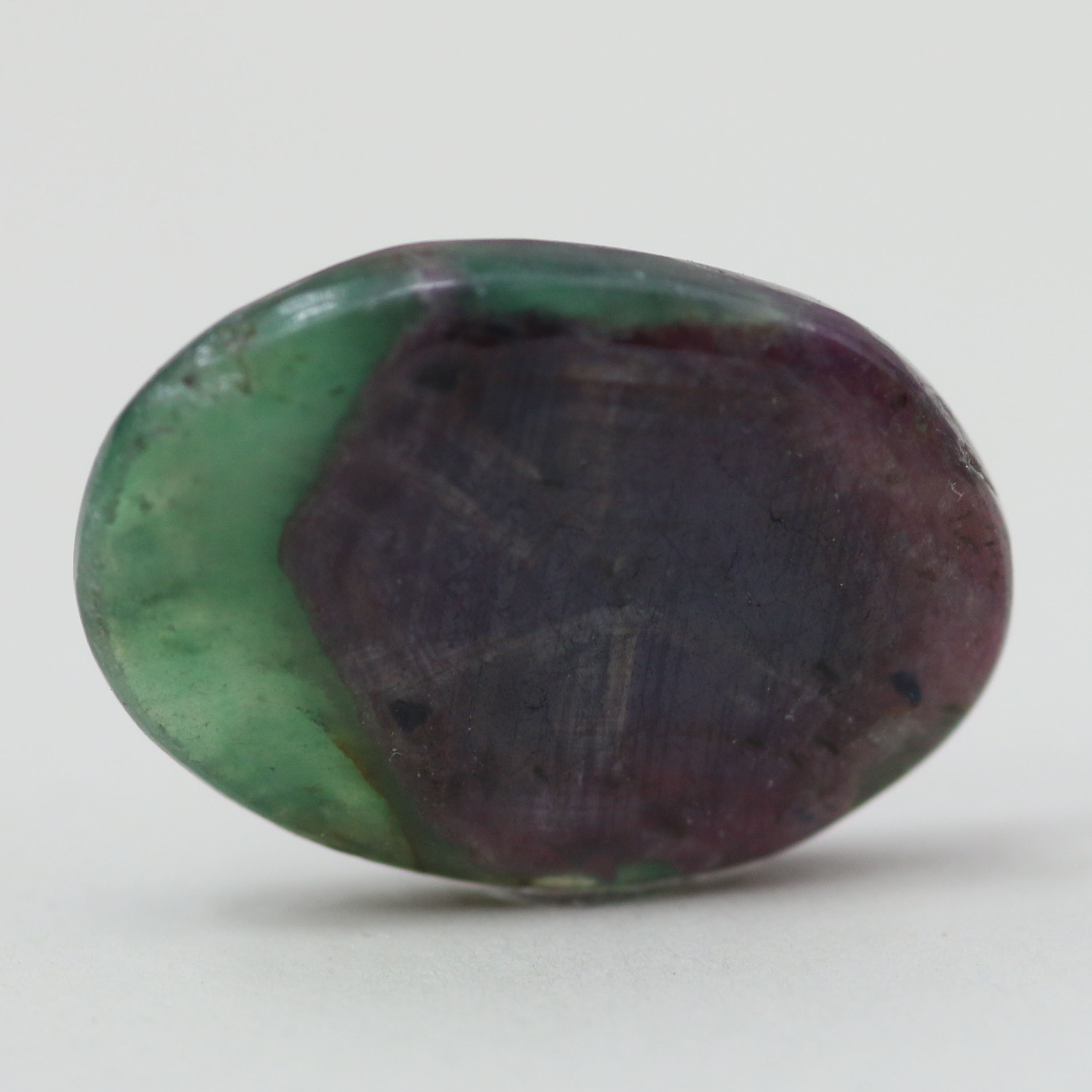 RUBY & ZOISITE 16X11.4 OVAL 6.31CT