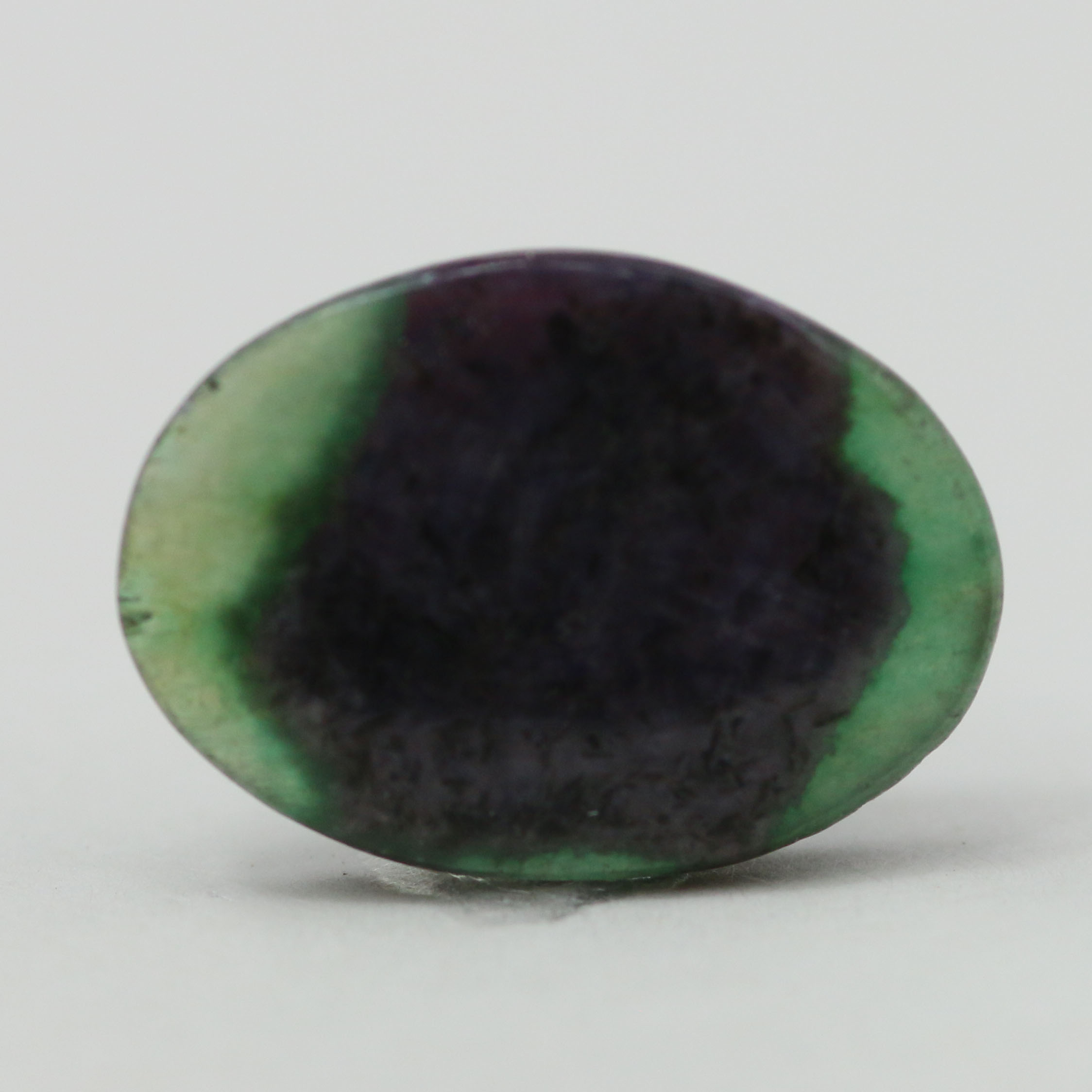 RUBY & ZOISITE 14X10 OVAL 3.49CT