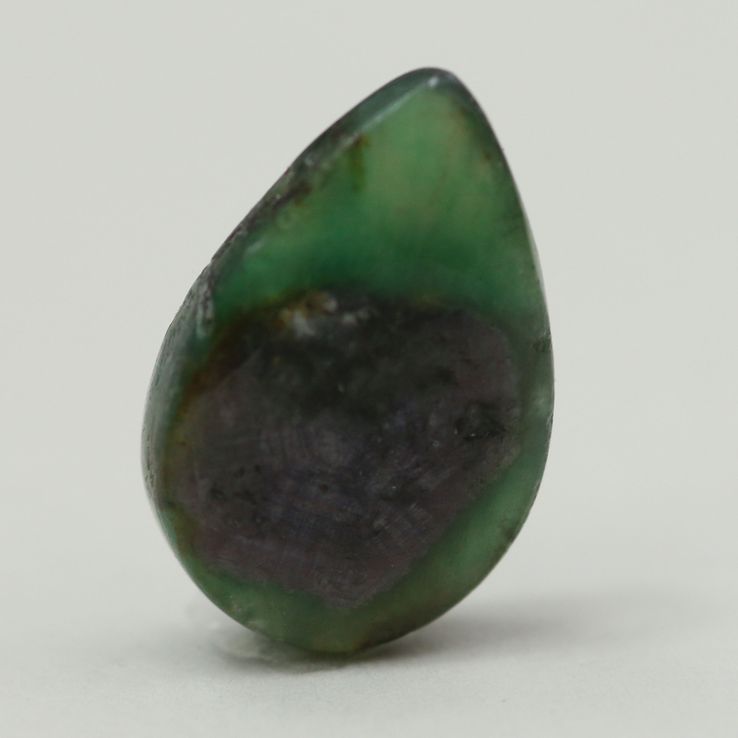 RUBY & ZOISITE 15X10 PEAR 5.53CT