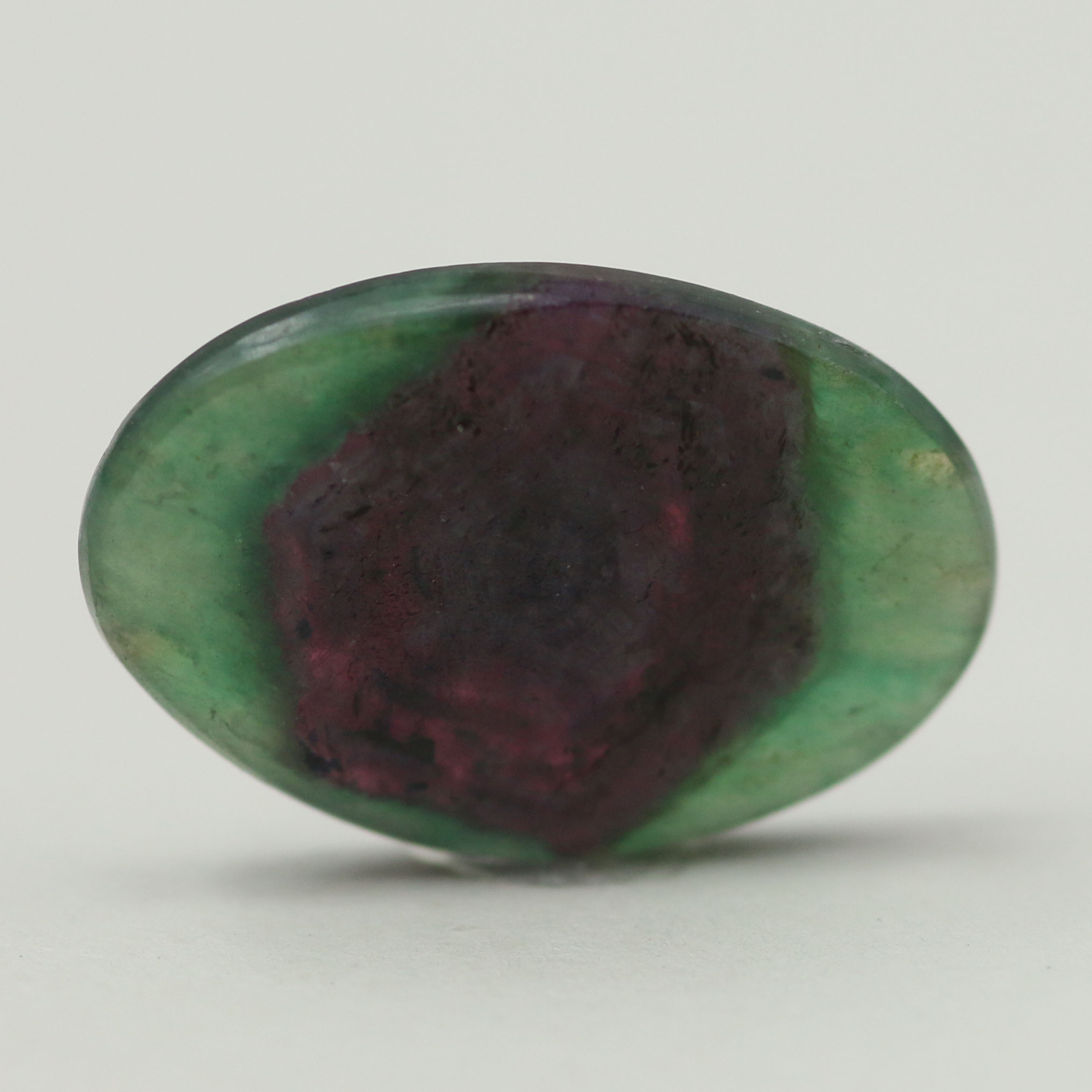 RUBY & ZOISITE 16.5X11 OVAL 5.33CT
