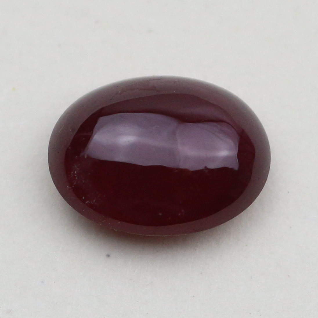 RUBY CABOCHON 7.3X5.5 OVAL 1.23CT