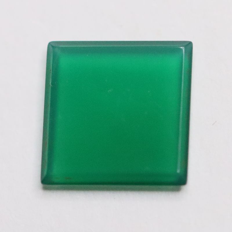 GREEN AGATE 12MM SQUARE