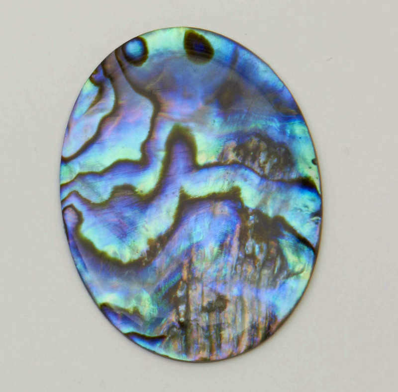12X10 ABALONE DYED OVAL