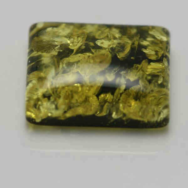 6X4 RECTANGLE GREEN AMBER (PAINTED BLACK)