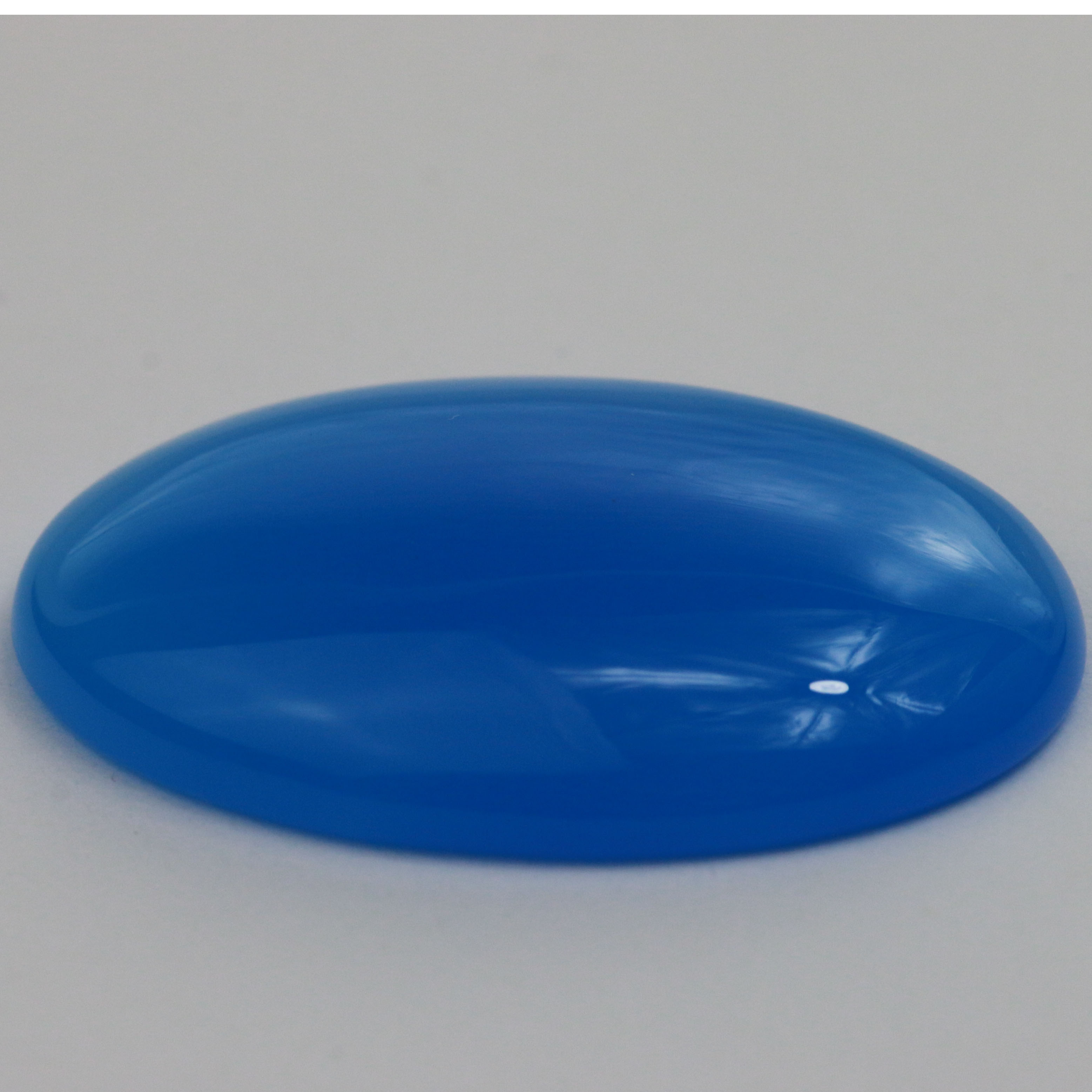 30X22 BLUE AGATE OVAL CABOCHON