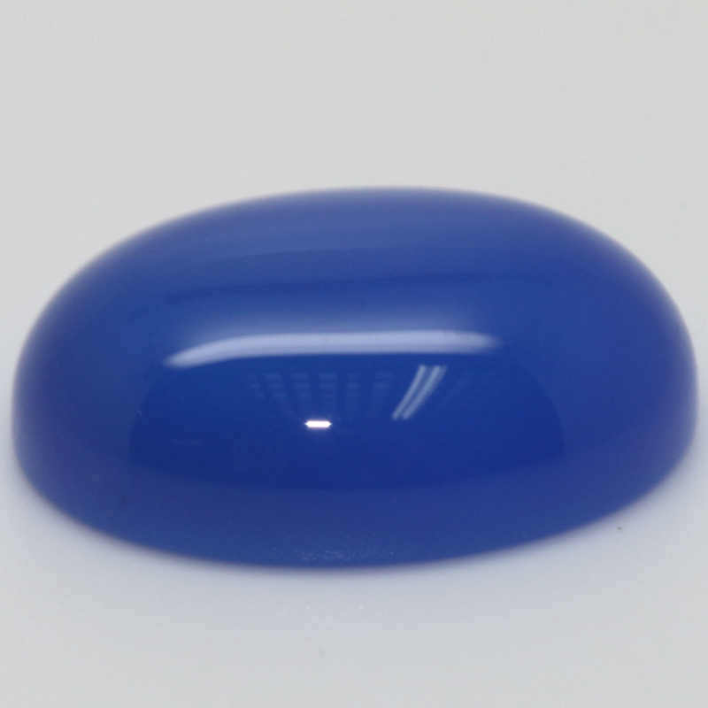 16X12 BLUE AGATE OVAL CABOCHON