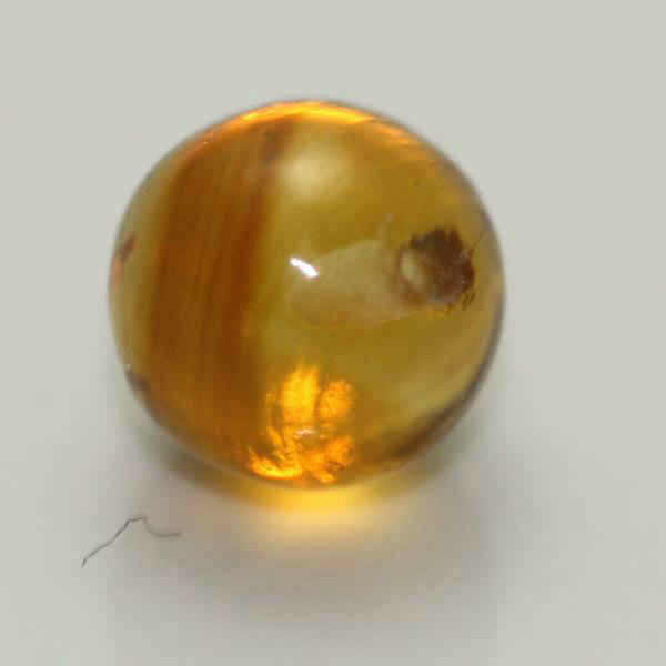 8MM FACETED UNDRILLED BALL CITRINE