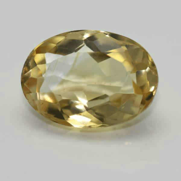 14X12 OVAL CITRINE PALE YELLOW