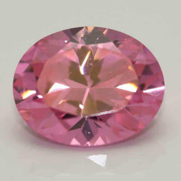 3.5X2.5 OVAL CUBIC ZIRCONIA PINK