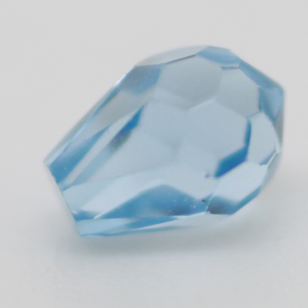 4X3 BRIOLETTE SYNTHETIC AQUA SPINEL UNDRILLED