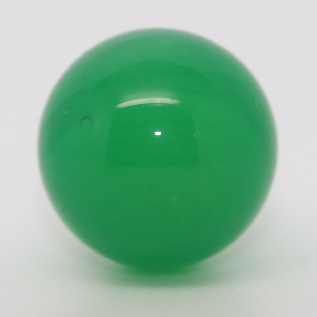 10MM UNDRILLED BALL GREEN AGATE