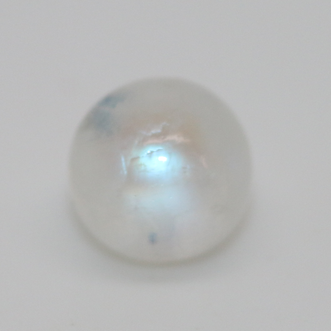 6MM HALF DRILLED BEAD MOONSTONE - COMMERCIAL