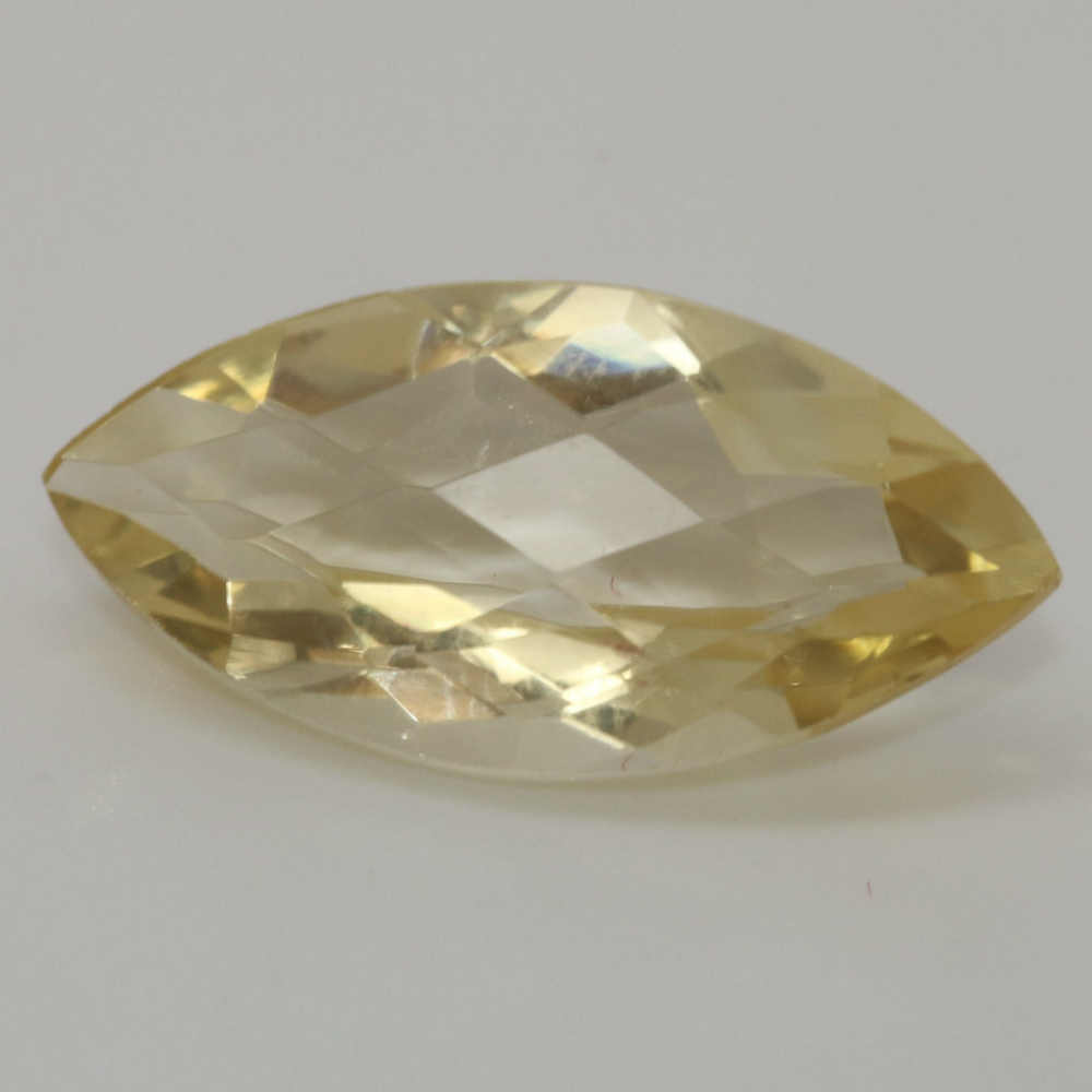 20X10 MARQUISE CHECKERBOARD CITRINE PALE YELLOW