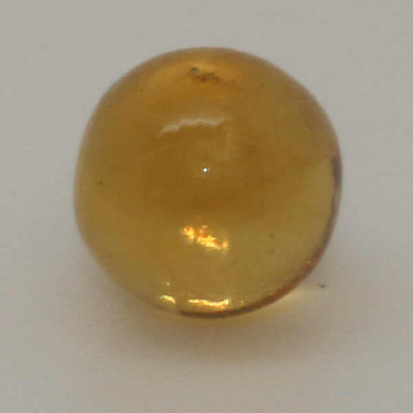 8MM FACETED FULL DRILLED BEAD CITRINE CABOCHON