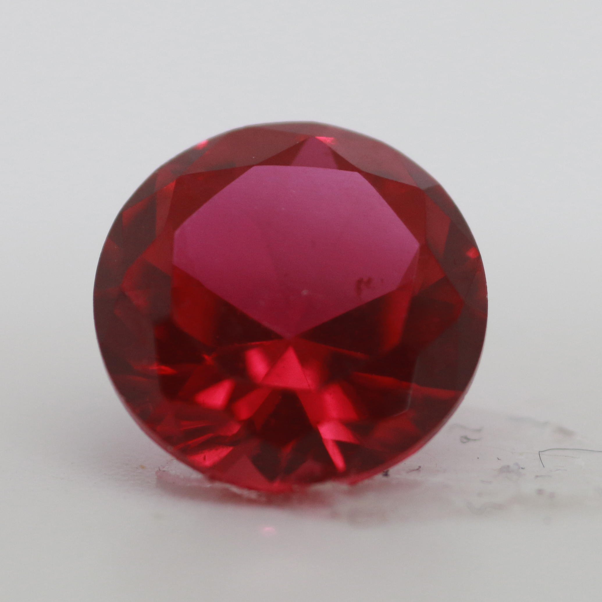 12MM ROUND FAR EAST SYNTHETIC RUBY