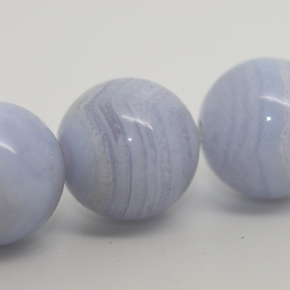 LACE BLUE AGATE 10MM ROUND