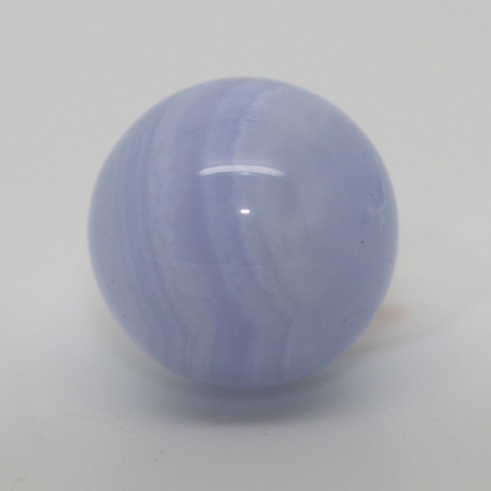 LACE BLUE AGATE 10MM BEAD