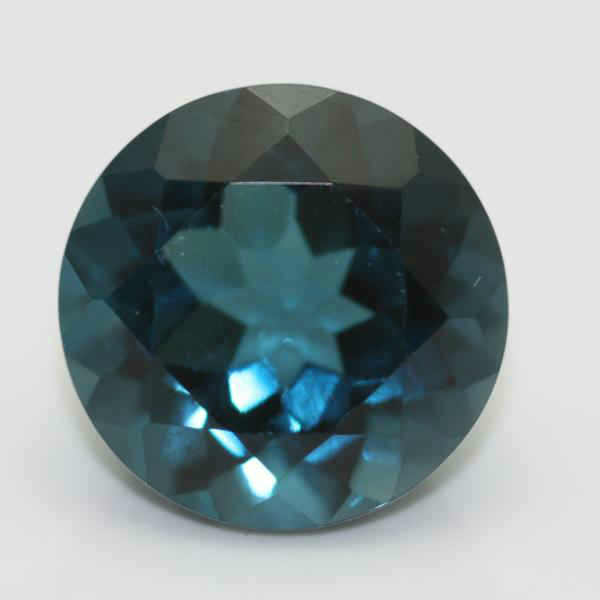 2.5MM ROUND BLUE TOPAZ LONDON FACETED