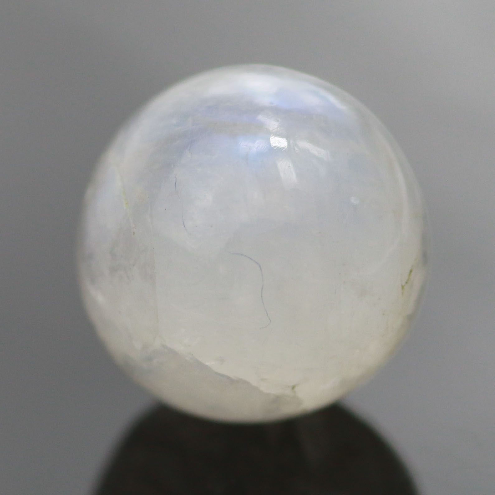 10MM HALF DRILLED BEAD MOONSTONE - COMMERCIAL