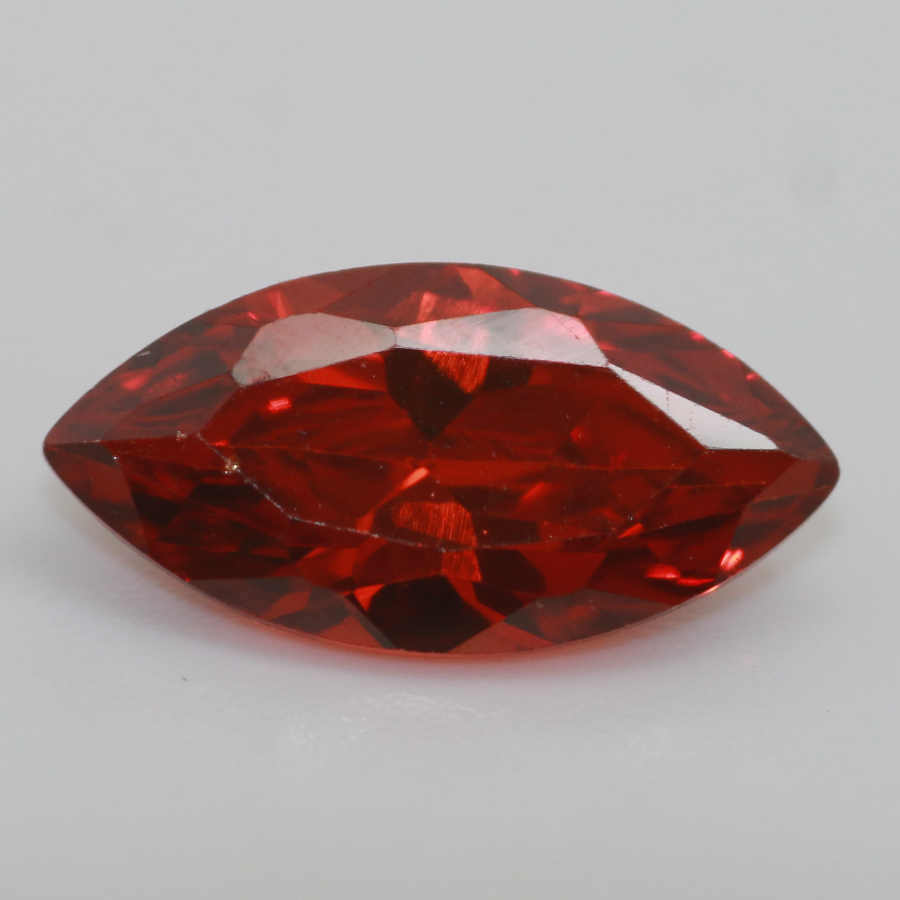 CUBIC ZIRCONIA RED 7X3.5 MARQUISE