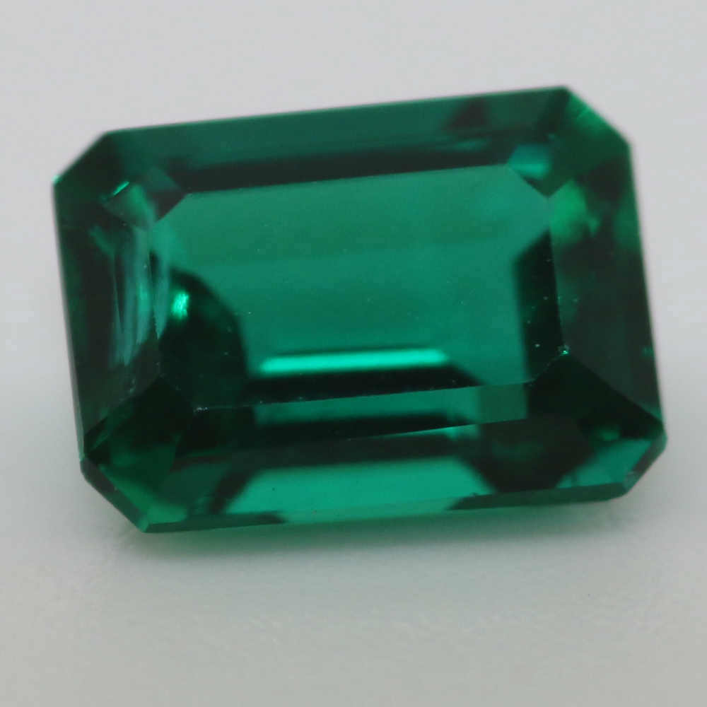 6X4 OCTAGON SYNTHETIC HYDRO THERMAL EMERALD