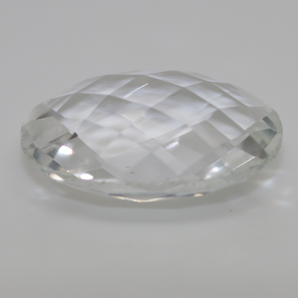 20X15 OVAL ROCK CRYSTAL DOUBLE CHECKERBOARD