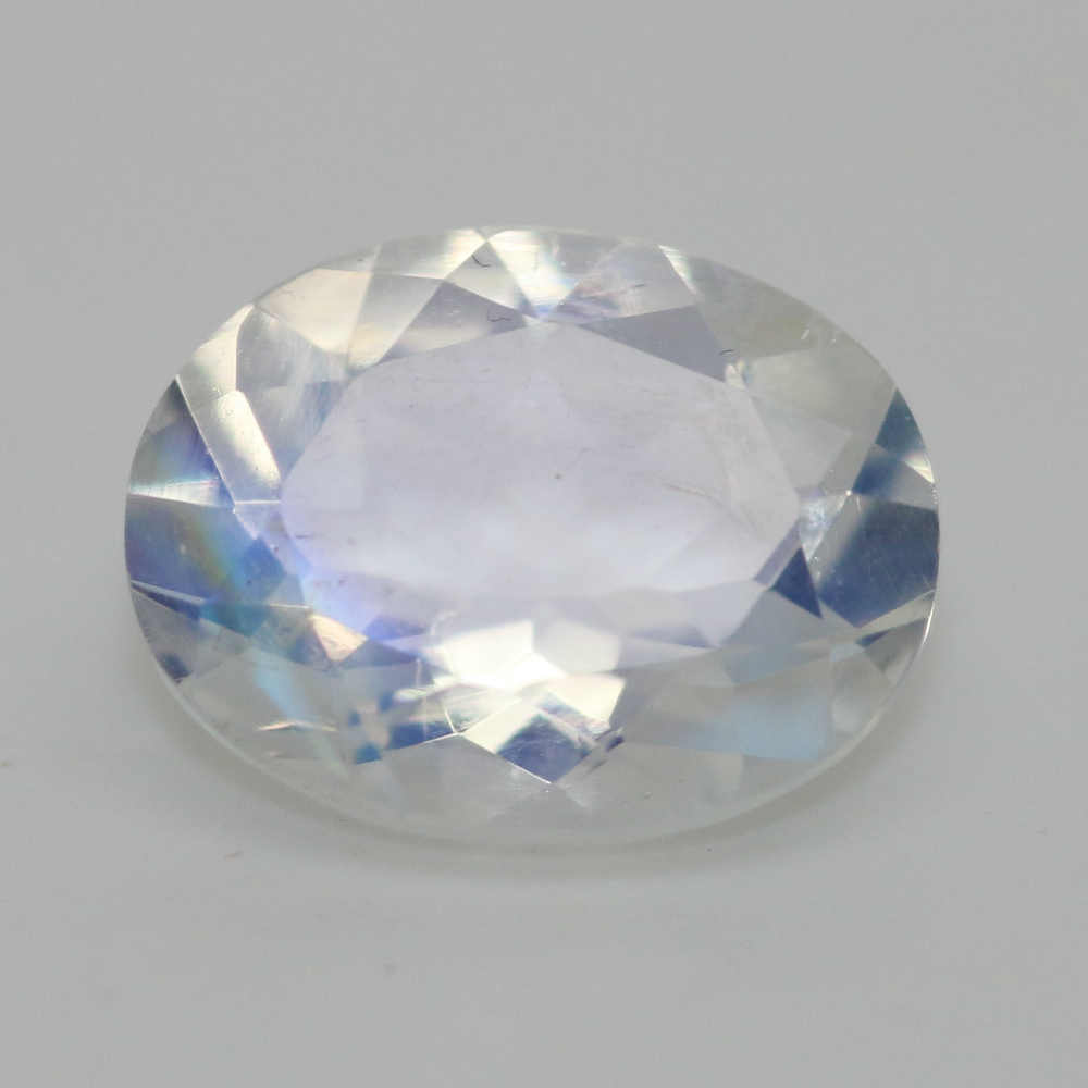 7X5 FACETED OVAL MOONSTONE AAA